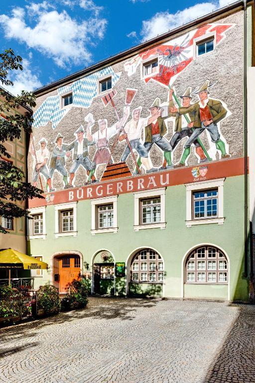 Brauereigasthof/Hotel Buergerbraeu Bad Reichenhall Dış mekan fotoğraf